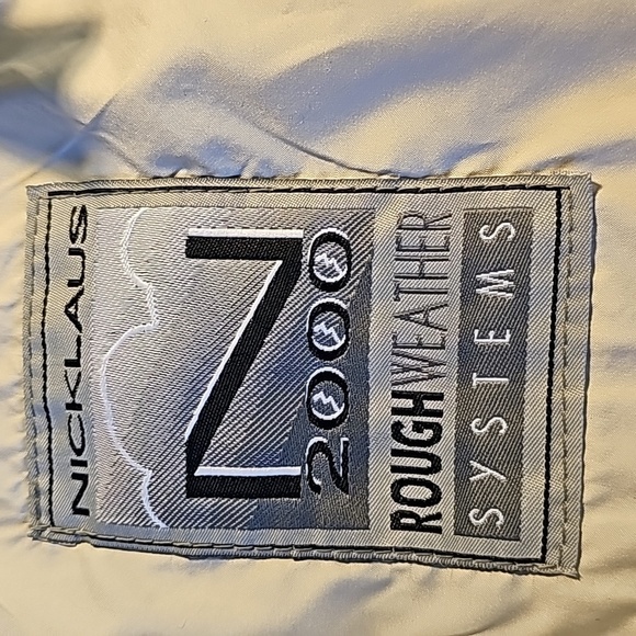 Nicklaus, mens 2000 Y2K vintage rough weather systems silky zip up jacket. XXL/T - Picture 6 of 11